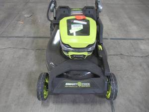 Ryobi 21 in. 40-Volt Brushless Lithium-Ion Cordless SMART TREK Self-Propelled Walk Behind Mower (TOOL ONLY) RY40LM10-Y