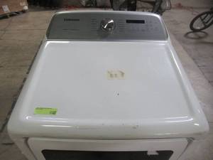 Samsung 7.4 cu. ft. White Electric Dryer with Steam Sanitize DVE50R5400W