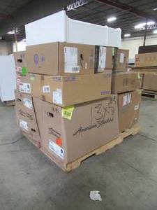 WHOLESALE MIXED PALLET OF TOILET TANKS, BOWLS AND MORE