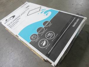 Bootz Industries ShowerCast Plus 60 in. x 32 in. x 4 in. Single Threshold Shower Base with Left Hand Drain in White