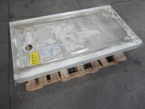 Kohler Cast Iron 60 x 32 Shower Pan, Left Hand Drain in White.