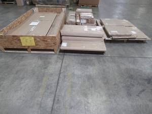 WHOLESALE LOT OF CABINETRY DRAWER BOXES, DOORS, PANELS AND MORE RECEIVED FROM CANCELLED CONTRACT ORDER.