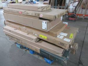 WHOLESALE PALLET OF MISCELLANEOUS FURNITURE, BUILDING MATERIALS AND MORE