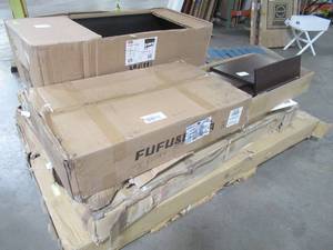 WHOLESALE PALLET OF MISCELLANEOUS FURNITURE, BUILDING MATERIALS AND MORE