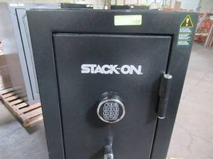 Stack-On 14-Gun Electronic Lock in Matte Black FS-14-MB-E