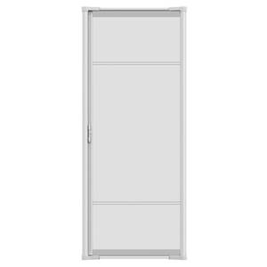 Larson 78 in. Brisa White Retractable Screen Door for Sliding Door - Open Carton.