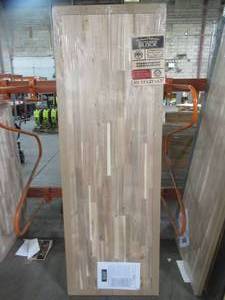 Butcher Block, 74 x 25 x 1 12 in Unfinished Acacia - Scratch and Dent, May have some slight cracking.