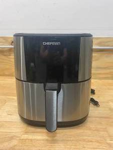 lot 36 image: CHEFMAN 8qt Digital Air Fryer - Silver