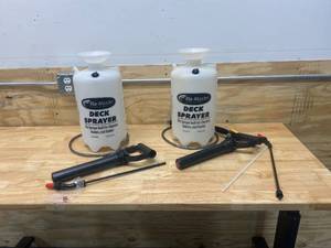 lot 44 image: RL FLO-MASTER Lot of 2-  2 gal. Deck Sprayers