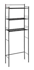 lot 52 image: GLACIER BAY Slat Style 24 in. W x 9.5 in. D x 64.5 in. H Space Saver in Bronze