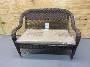 lot 66 image: STYLEWELL  Stackable Woven Loveseat