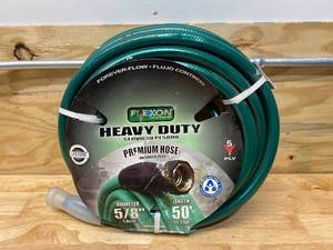 lot 117 image: FLEXON Premium 58 in. Dia x 50 ft. Water Hose