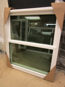 lot 101 image: LINDSAY DOUBLE-HUNG POCKET WINDOW - NEW, 39 x 45