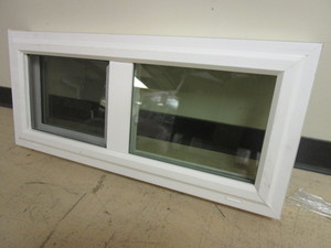lot 137 image: LINDSAY SINGLE-SLIDER WINDOW - NEW, 31 x 14