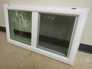 lot 140 image: LINDSAY SINGLE-SLIDER WINDOW - NEW, 32 x 18