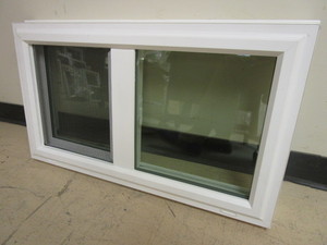 lot 142 image: LINDSAY SINGLE-SLIDER WINDOW - NEW, 29 x 16