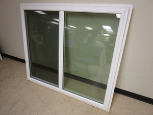lot 150 image: LINDSAY TWIN SLIDER WINDOW - NEW, 57 x 49
