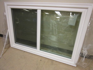 lot 151 image: LINDSAY SINGLE-SLIDER WINDOW - NEW, 56 x 36