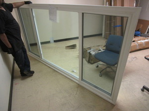 lot 159 image: LINDSAY SLIDER WINDOW - NEW, 112 x 56