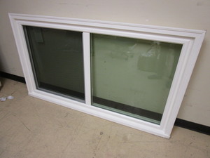 lot 164 image: LINDSAY SINGLE-SLIDER WINDOW - NEW, 65 x 36