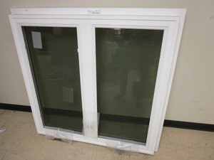 lot 165 image: LINDSAY DOUBLE CASEMENT WINDOW - NEW, 45 x 44