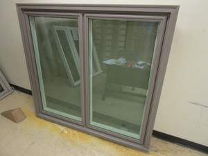 lot 176 image: LINDSAY DOUBLE CASEMENT WINDOW - NEW, 56 x 52