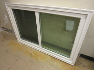 lot 191 image: LINDSAY SINGLE-SLIDER WINDOW - NEW, 56 x 36
