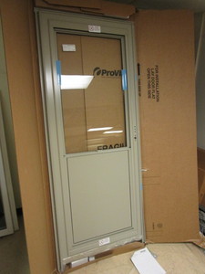 lot 203 image: PRO-VIA SPECTRUM SERIES STORM DOOR - NEW
