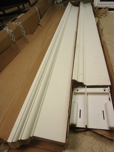 lot 209 image: DOOR  WINDOW HEADERS 9 x 128, J-CHANNEL BACKPLATES FOR HEADERS 9 - NEW