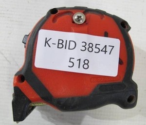 lot 518 image: Milwaukee Wide Blade 25 Foot Tape Measure