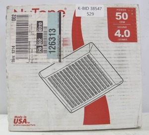 lot 529 image: NuTone 696N 50 CFM Replacement Ventilation Fan Motor Wheel