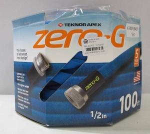 lot 551 image: Teknor Apex 12 In. X 100 Ft Heavy Duty Blue Garden Hose
