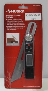 lot 554 image: Husky Digital Sliding T-BevelAngle Finder