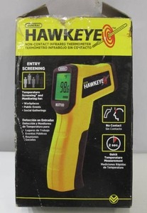 lot 555 image: General Tools Hawkeye Non-Contact Forehead Infrared Thermometer for Human Temperature Reading