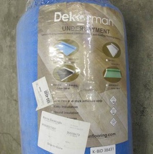 lot 563 image: Decorman Laminate Wood Floor Underlayment 3mm - 200 Square Feet