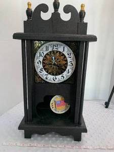 lot 21 image: Westy Chime Clock and - Assembled by Local Veteran through Help Heal Veterans
