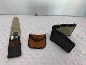 lot 48 image: Leather Embossed Coin Purse, Manicure Case and Basic Billfold - Assembled by Local Veteran through Help Heal Veterans