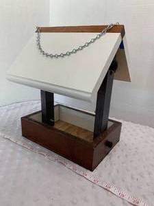 lot 62 image: Wooden Birdfeeder - Assembled by Local Veteran through Help Heal Veterans