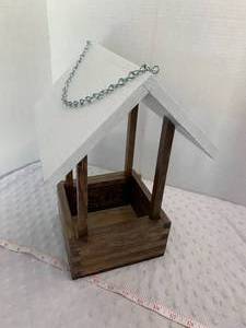 lot 63 image: Wishing Well Bird Feeder - Assembled by Local Veteran through Help Heal Veterans