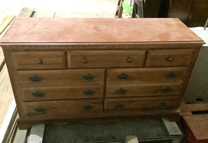 lot 57 image: Wood Dresser