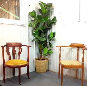 lot A-27 image: Pair Of Antique Chairs