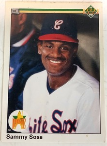 lot H-20 image: Sammy Sosa Rookie Card