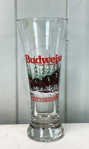 lot H-21 image: Vintage Budweiser Glass