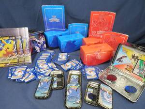 BATTLE STYLES GAMES, POKEMON CARDS, TINS, LUNCHBOXES. HUGE LOT