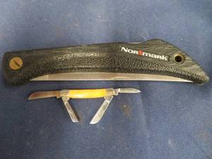 VINTAGE NORMARK EKA SWEDEN FOLDING LOCKBACK FISH FILLET KNIFE.