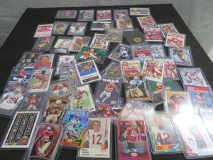 FOOT BALL CARDS. JOE MONTAN, J RICE,STEVE YOUNG, R LOTT AND MORE