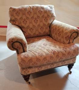 Lillian August Down Filled Club Chairs