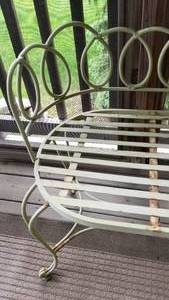 Sweet Vintage Iron Patio Loveseat