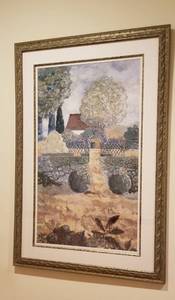 Tuscan Garden Landscape Print