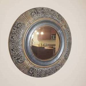 Gorgeous Ornate Round Wall Mirror